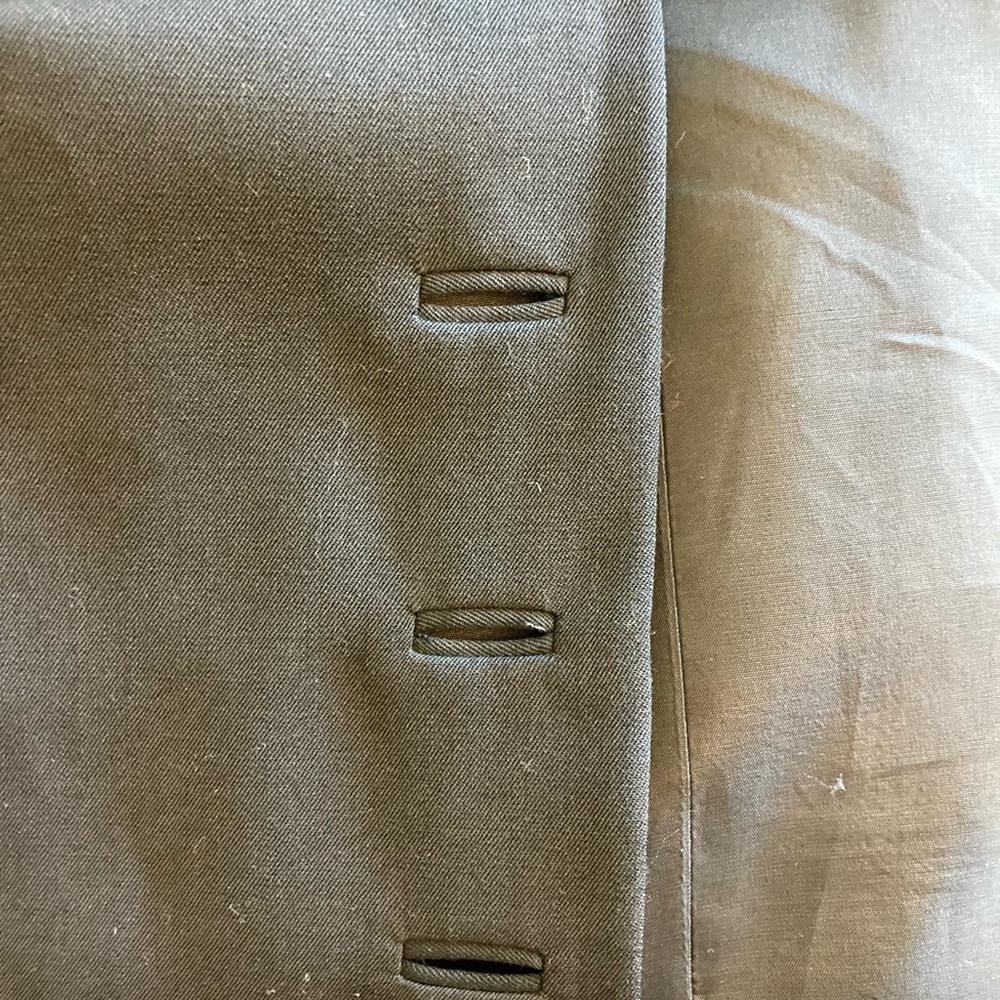 1980's Vintage David Hayes boxy black jacket size 12 - Picture 8 of 8